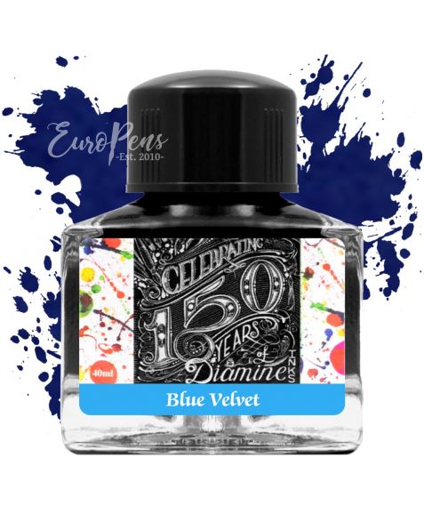 Diamine 40ml - Anniversary Bottled Ink - Blue Velvet