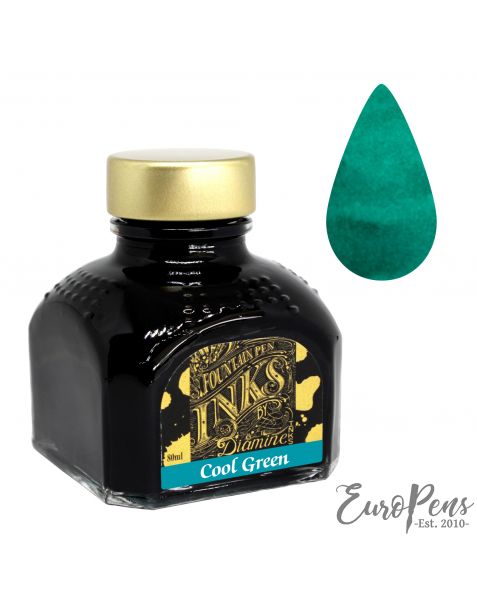 Diamine 80ml Bottled Ink - Dark / Cool Green