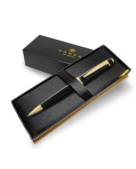 Cross Bailey Light Ballpoint Pen - Black with Gold Appointments (AT0742-9)