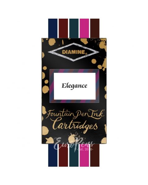 Diamine Cartridges Pack - mixed - Elegance (Standard size)