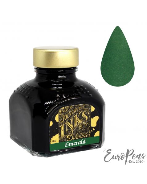 Diamine 80ml Bottled Ink - Emerald