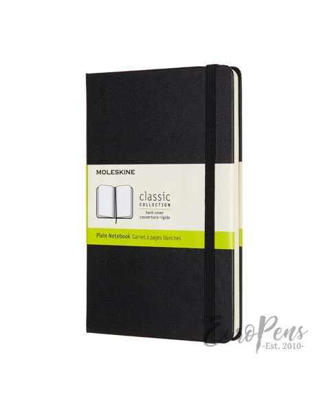 Moleskine Notebook - Medium Hardcover - Black - Plain