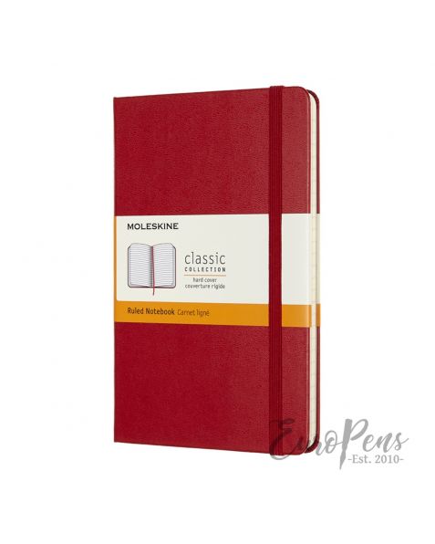 Moleskine Notebook - Medium Hardcover - Scarlet Red - Ruled