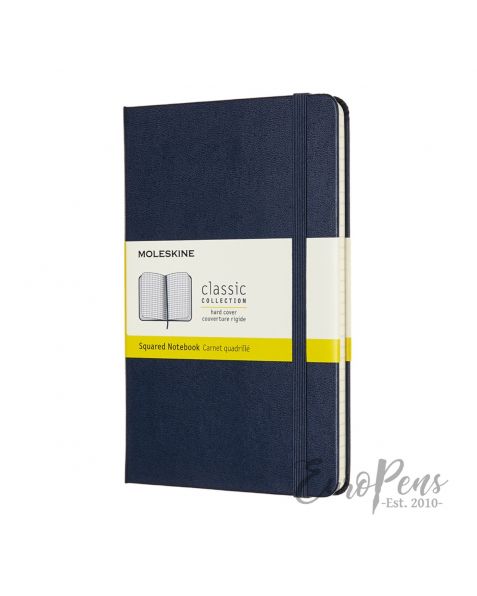 Moleskine Notebook - Medium Hardcover - Sapphire Blue - Squared
