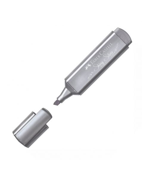 Faber Castell Shiny Silver Textliner Metallic Highlighter (154661)