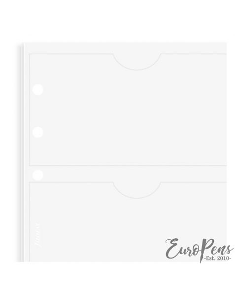 Filofax Personal Business Card Holder Double Sided