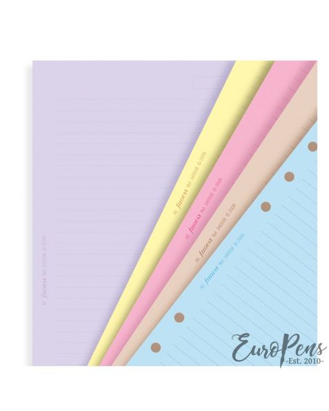 Filofax A5 Classic Coloured Ruled Notepaper