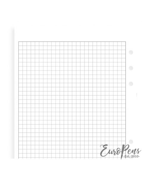 Filofax A5 White Quadrille Notepaper