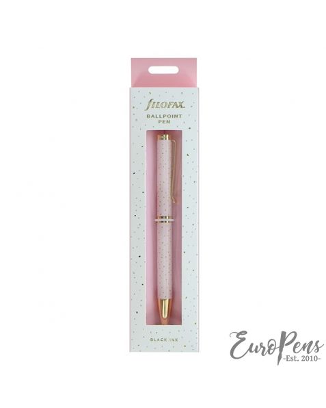Filofax Confetti Ballpoint Pen - Rose Quartz Pink