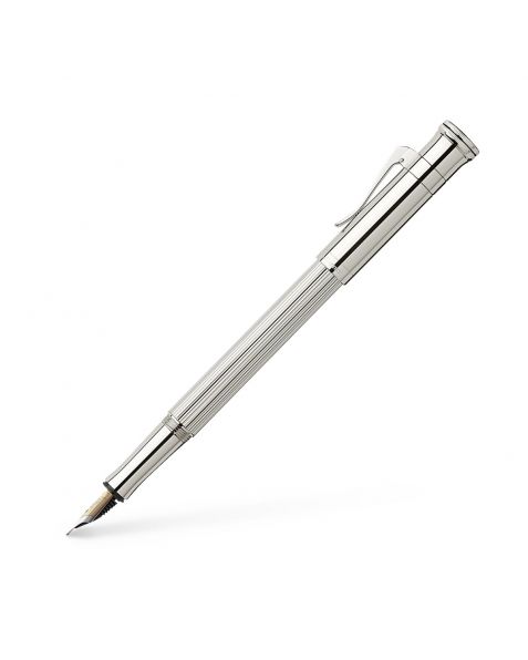 Graf von Faber-Castell - Classic Fountain Pen Sterling Silver - Fine Nib (148571)