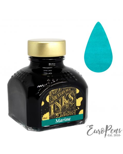Diamine 80ml Bottled Ink - Marine