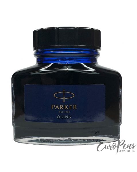 Parker "Quink" Bottled Ink - Permanent Blue/Black Box - 57ml (S0037490/1950378)