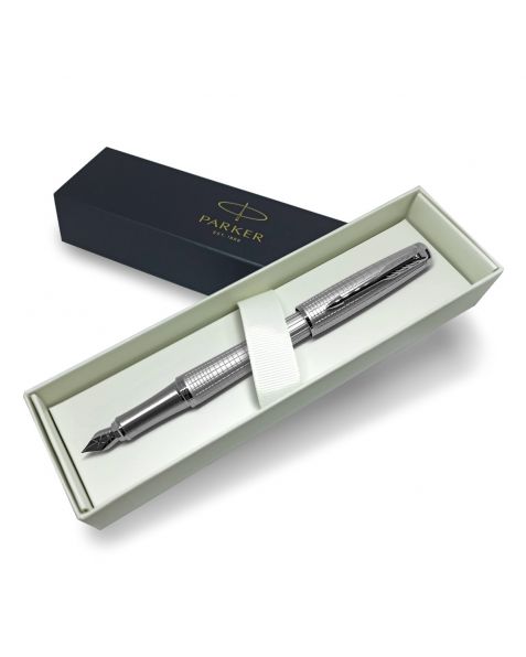 Parker Urban Pearl Silver Medium Nib Fountain Pen