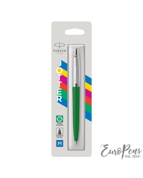 Parker Jotter - Original 90's Retro Green Ballpoint Pen - Blister Packed - 2076058