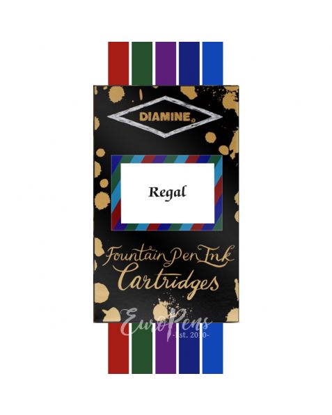 Diamine Cartridges Pack - mixed - Regal (Standard size)