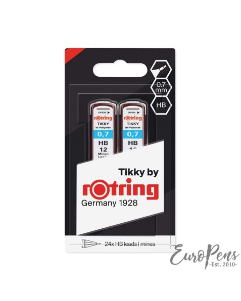 Rotring Pencil Leads - Pack Of 2 - 24 Leads - HB - 0.70mm