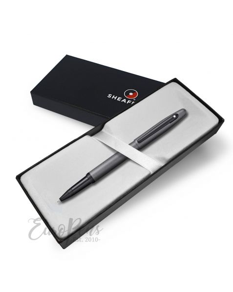 Sheaffer Vfm Rollerball Pen - Matte Grey Featuring Nickel Plate Trim