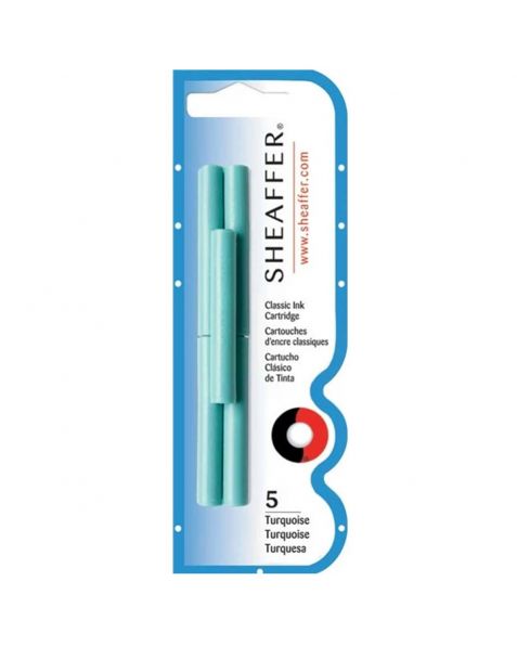 Sheaffer Classic Skrip Ink Cartridges - Turquoise (96370)