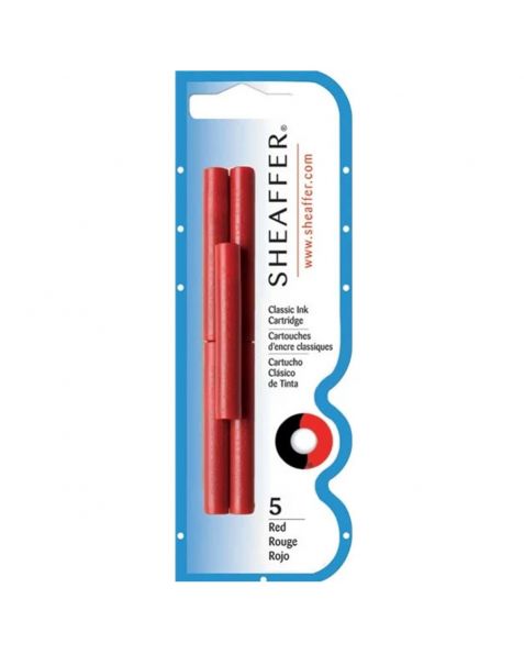 Sheaffer Classic Skrip Ink Cartridges - Red (96340)