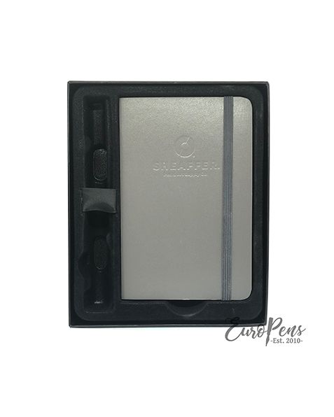 Sheaffer Award Fountain Pen - Matt Chrome with Journal Gift Box