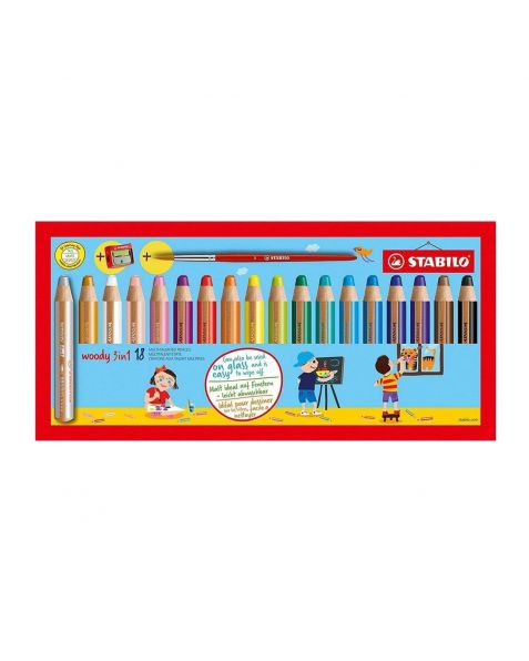 STABILO® Woody 3 In 1 Pencil - 18 Pack - 880/18-3
