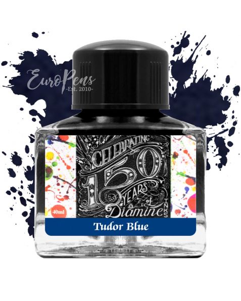 Diamine 40ml - Anniversary Bottled Ink - Tudor Blue