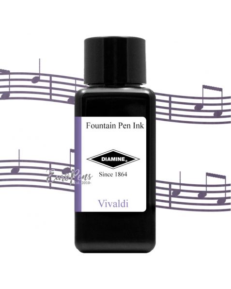 Diamine Music Collection Fountain Pen Bottled Ink - 30ml - Vivaldi
